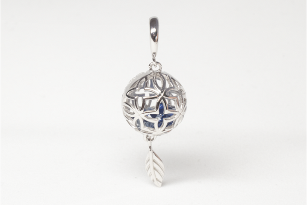 Charms pendenti di GEMA Sfera con zirconi blu